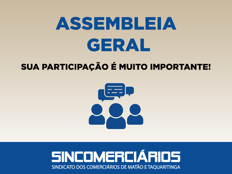 SEC Matão e Taquaritinga - Terça-feira, dia 31, tem Assembleia Geral