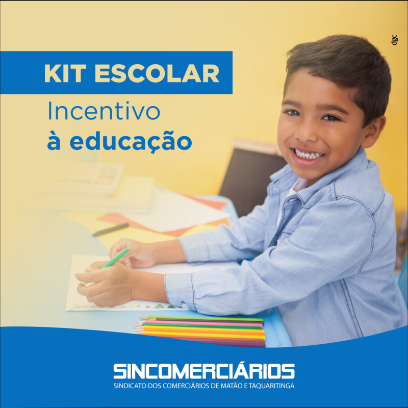 SEC Matão e Taquaritinga - Sincomerciários disponibilizará Kit Escolar aos associados 